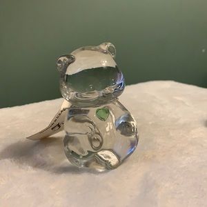 August Peridot Birthstone Bear by Fenton-Lenox